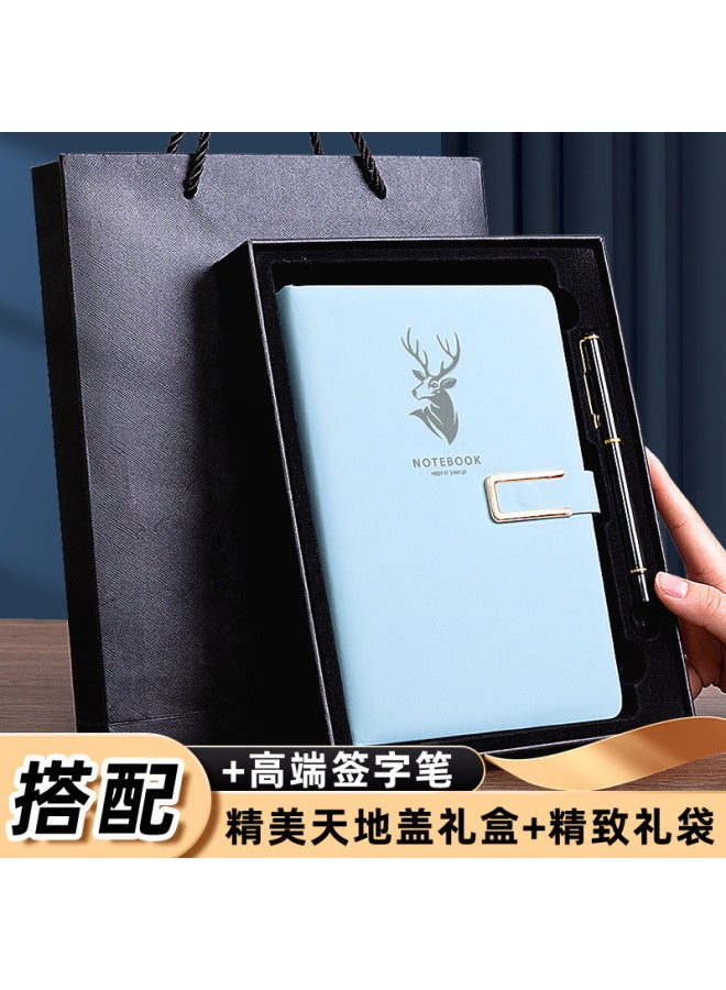 Amari A5 Notebook Business Office Work Meeting Recording Book Simple Buckle Thickened Notepad Printable Logo - Image 1