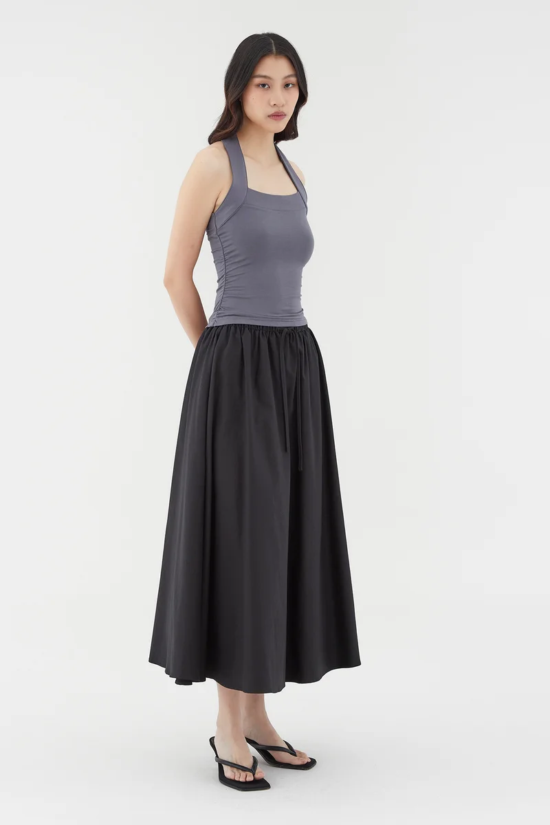 The Editor's Market Felerie Drape Halter Top