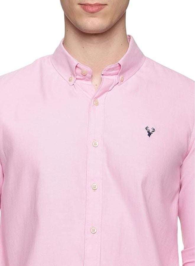 U.S. ELK Men's Button Down Shirt | Casual Slim Fit Shirt | Long Sleeve Oxford Shirts For Men | Smart Fit Cuff  - Image 2