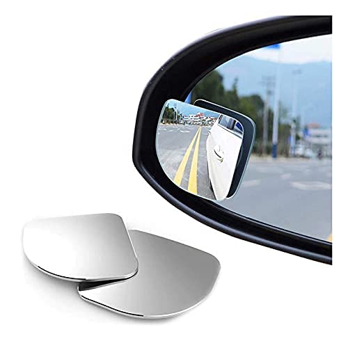 CARIZO® Original 3R-056 | Rear View | Blind Spot | 360 Degree | Convex Mirror | Corner Triangular Shape | Compatible with All Cars - Image 1