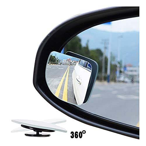 CARIZO® Original 3R-056 | Rear View | Blind Spot | 360 Degree | Convex Mirror | Corner Triangular Shape | Compatible with All Cars - Image 4