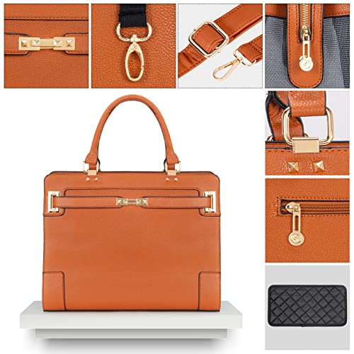 Minsong Fashion Pet Carrier Dog Cat Carrier Purse Soft-Sided Leather Handbag Pet Tote Bag for Small Dogs Puppy and Cats TSA Airline Approved (Brown) - Image 5