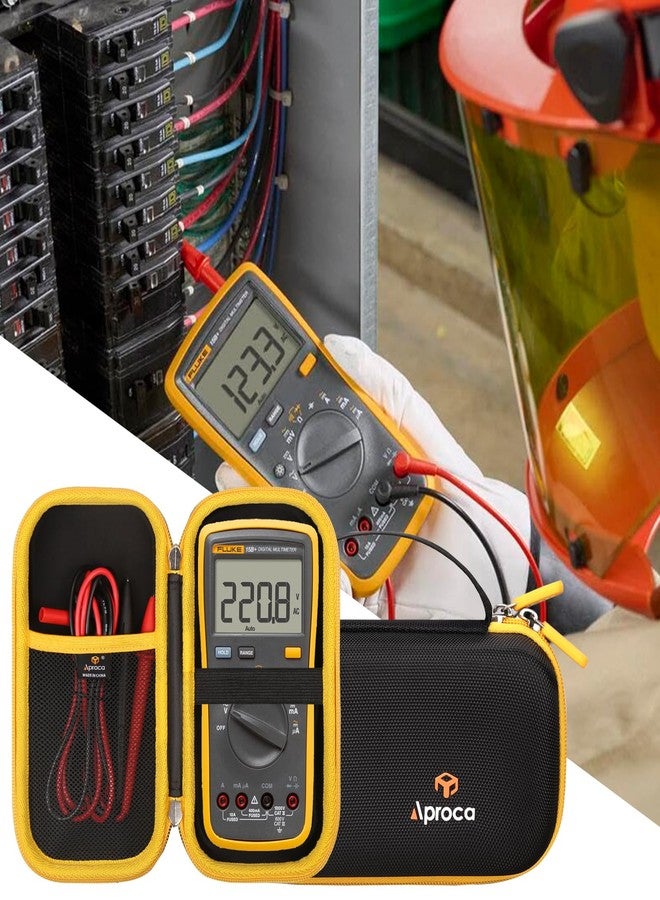Aproca Hard Case Compatible with Fluke 15B+ / Fluke 17B+ Digital Multimeter, Portable Storage Bag for Accessories (Case Only) - Image 4