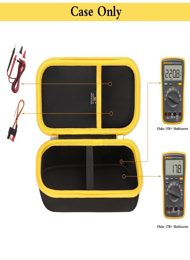 Aproca Hard Case Compatible with Fluke 15B+ / Fluke 17B+ Digital Multimeter, Portable Storage Bag for Accessories (Case Only) - Image 2