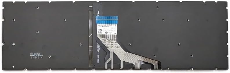 قطع غيار لأجهزة اللابتوب الجديدة من HP لطرازات 15-DU، 15-DW، 15-DW0037WM، 15-DW0081WM، 15-DW0083WM، 15-DW1024WM، 15-DW1081WM، 15S-DU. لوحة مفاتيح بلون فضي أمريكي مع إضاءة خلفية. - Image 3