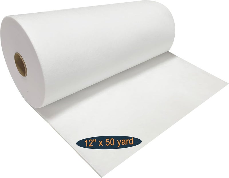 HimaPro Cut Away Embroidery Stabilizer Backing 2.5oz Medium Weight 12'' x 50 Yard Roll Cutaway Stabilizer for Machine Embroidery 100% Polyester - Image 1