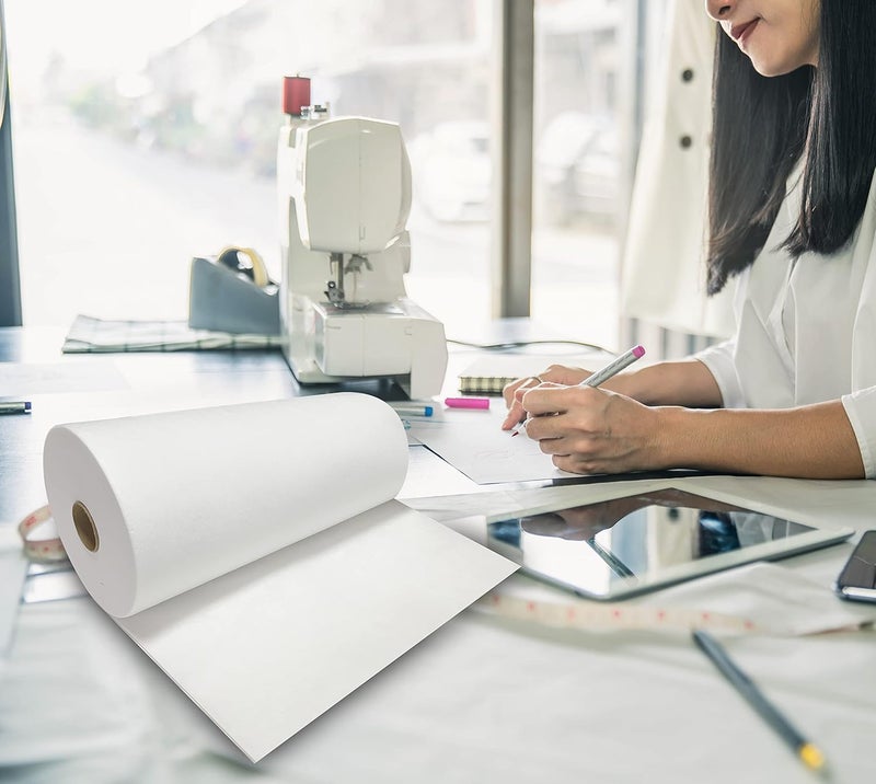 HimaPro Cut Away Embroidery Stabilizer Backing 2.5oz Medium Weight 12'' x 50 Yard Roll Cutaway Stabilizer for Machine Embroidery 100% Polyester - Image 4