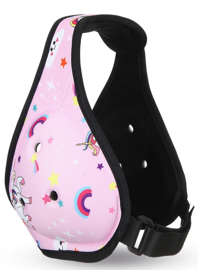 Tellegloww Wrestling Headgear for Kids Youth Soft Grappling Headgear Adjustable Wrestling Ear Guard for Adults(Pink,Unicorn Style) - Image 1