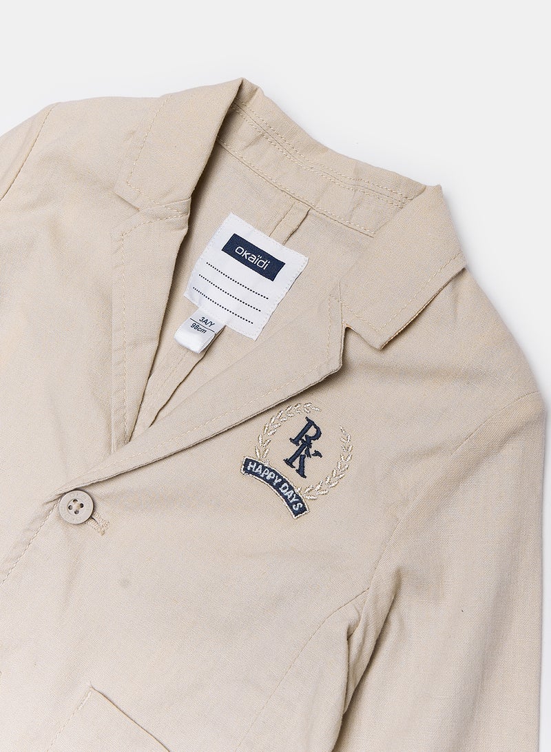 Okaidi Beige Jackets for Boys  - Image 3
