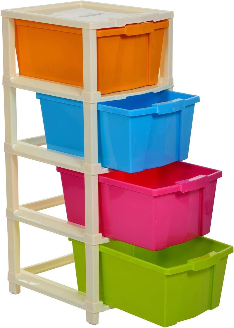 Joyful Studio 4 Xtra Large Modular Drawer System, Multicolor, plastic - Image 2