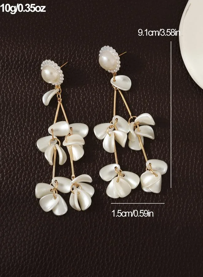 Take Two  Petal Dangle Earrings for Women | Best Price UAE