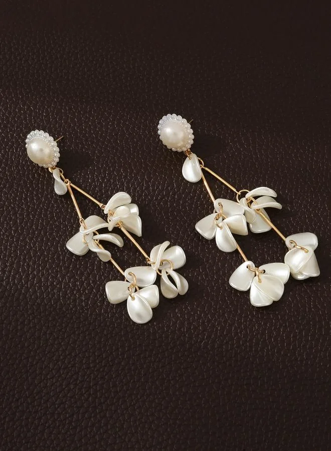Take Two  Petal Dangle Earrings for Women | Best Price UAE
