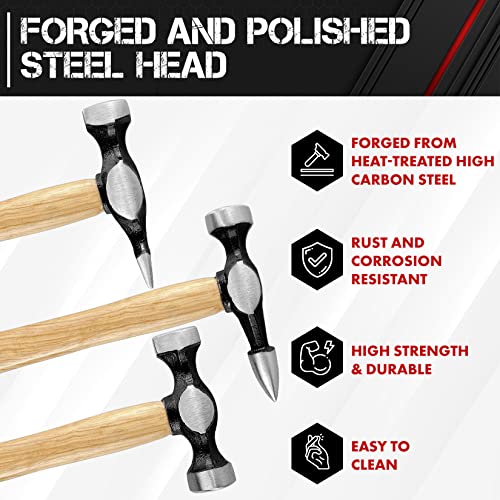 ct C&T Auto Body Repair Tool Kit,7 Piece,Car Body Repair Tool Kit, Carbon Steel Dolly and Hammer Dent Body Fender Tool Set - Image 3
