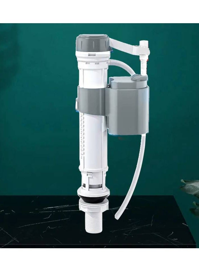 MAXTON Toilet Cistern Bottom Inlet Valve - Bathroom Toilet Water Tank Fittings, ABS Material -Adjustable Fill Valve for Bathroom, Silent Water Saving, Easy to Install for Bathroom - Long - Image 2