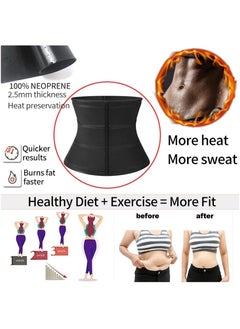 WAOKN Women Waist Trainer Cincher Corset Tummy Control Workout Sweat Band Slimmer Belly Belt Weight Loss Sports Girdle  - Image 4