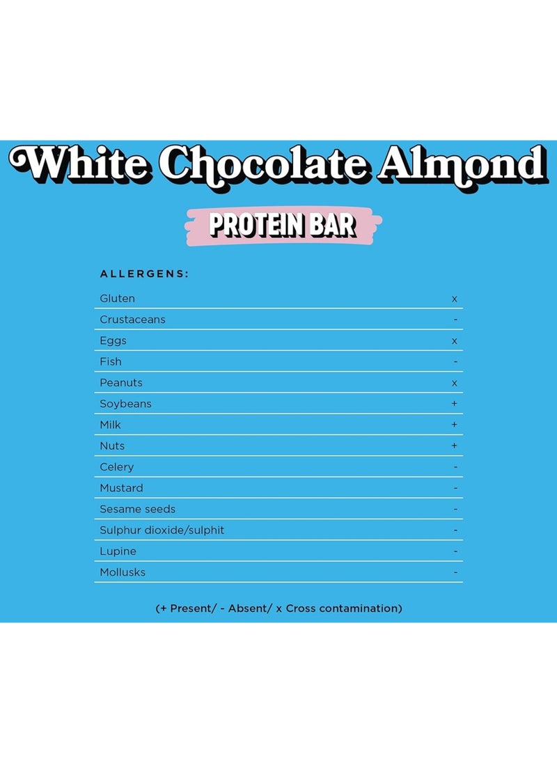 Barebells White Chocolate Almond Protein Bar 55g (20g Protein) - Image 5