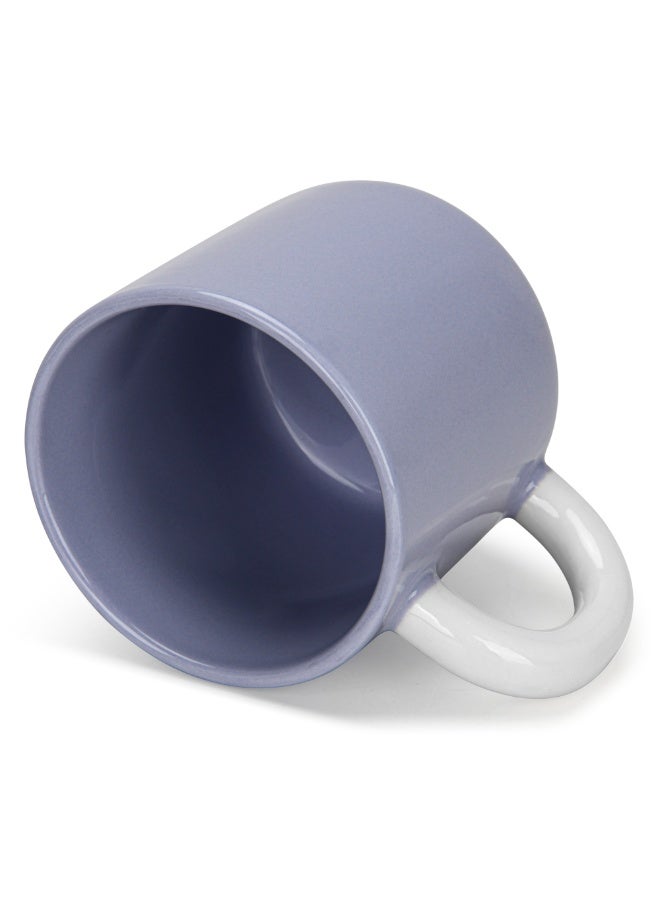 Fissman أكواب قهوة من قطعتين سعة 360 مل من البورسلين العظمي الجديد، أكواب شاي مطبوعة، كوب سيراميك بنفسجي للمشروبات الساخنة، لاتيه، كابتشينو، للاستخدام في المكتب أو المنزل - Image 5