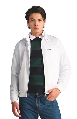 Members Only Men's Classic Iconic Racer, Slim Fit Jacket (White, 2XL) - Image 5