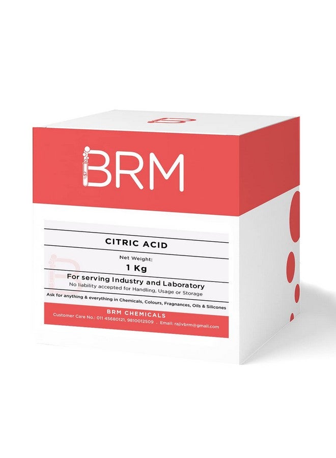 BRM Chemicals Citric Acid - 1 KG For Serum Making, Anti Ageing Beauty Formulations, Lotion Making, Cosmetic Making & DIY Personal Care For Face, Hair, Skin & Body - Image 1