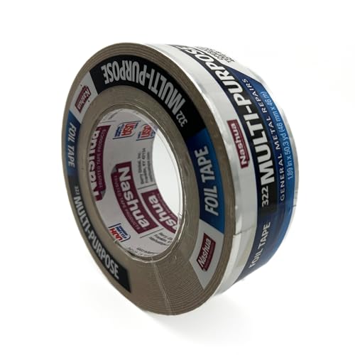 Berry Global Nashua 322 HVAC Multi-Purpose Foil Tape, 46m Length, 48 mm Width, Aluminum - Image 5
