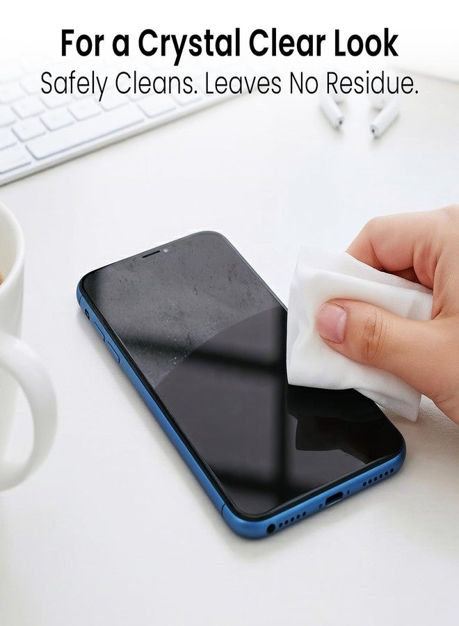 EVEO Screen Wipes (150 Pack) - Electronic Wipes, Computer Screen Cleaner Wipes for Electronics | Computer Screen Wipes Phone Wipes & Lens Wipes for PC, Laptop, Phone, Car & More - Microfiber Included - Image 2