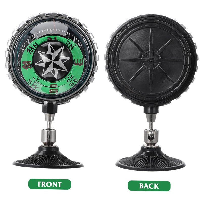 Car Compass Ball Automotive Dashboard Decor With Suction Base For Accurate Navigation In Car Boat And Truck Durable Material Sphere Design - Image 3