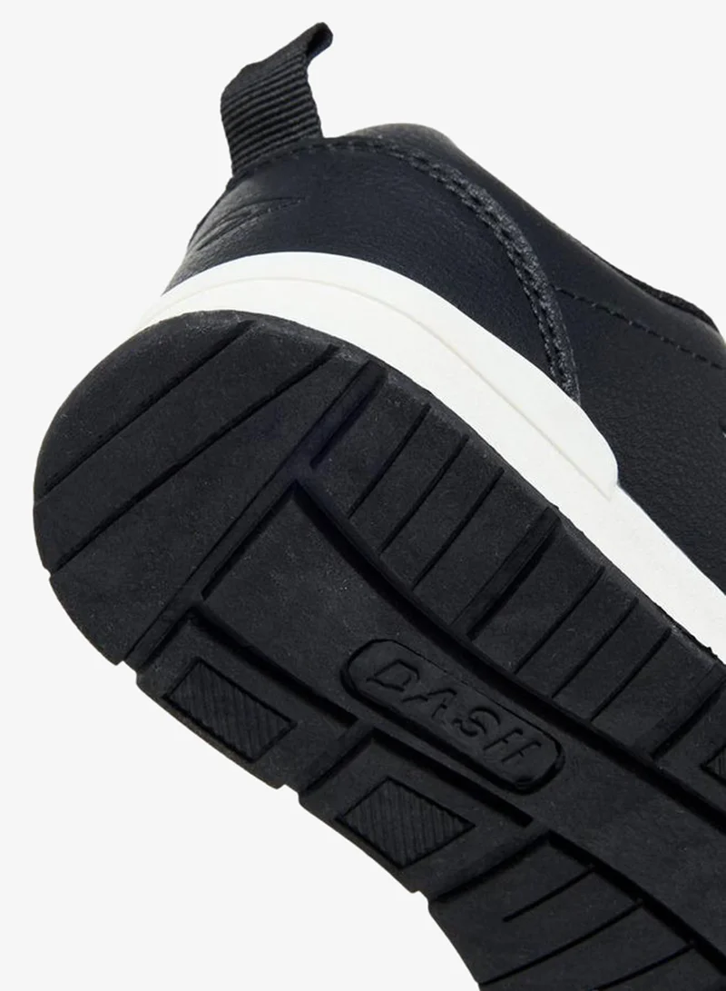 Dash BLACK Boys Hook & Loop School Sports Shoes for Men | Best Price UAE