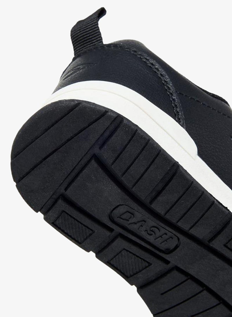 Dash Hook & Loop Sports Shoes with Panel Detail - Image 5