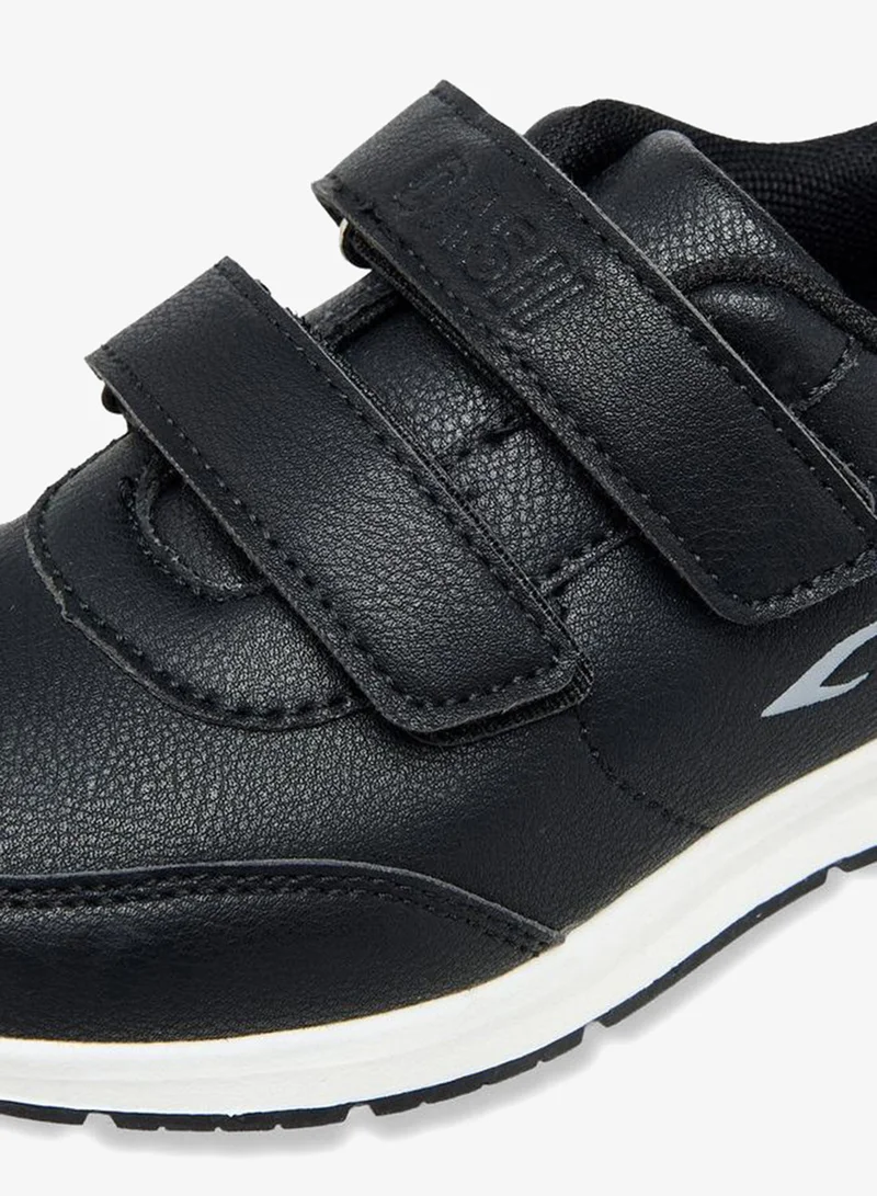 Dash BLACK Boys Hook & Loop School Sports Shoes for Men | Best Price UAE