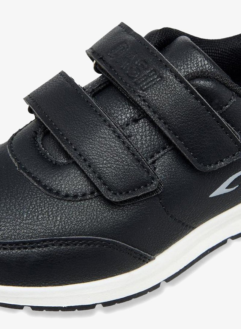 Dash Hook & Loop Sports Shoes with Panel Detail - Image 4
