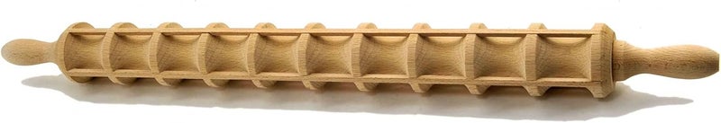Eppicotispai 20-Inch Beechwood Ravioli Rolling Pin for Homemade Pasta - Image 4