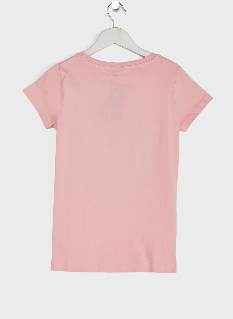 Disney Kids Minnie Print T-Shirt