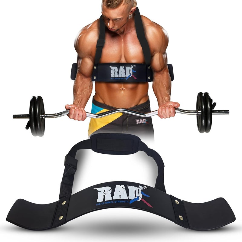 RAD Arm Blaster for Biceps & Triceps - Build Powerful Arms with Bicep Blaster Curl Support Isolator - Bicep Curl Machine - Image 1