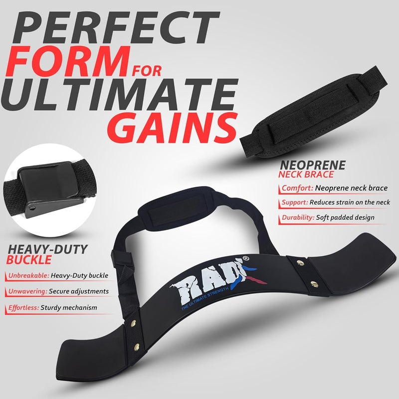 RAD Arm Blaster for Biceps & Triceps - Build Powerful Arms with Bicep Blaster Curl Support Isolator - Bicep Curl Machine - Image 2