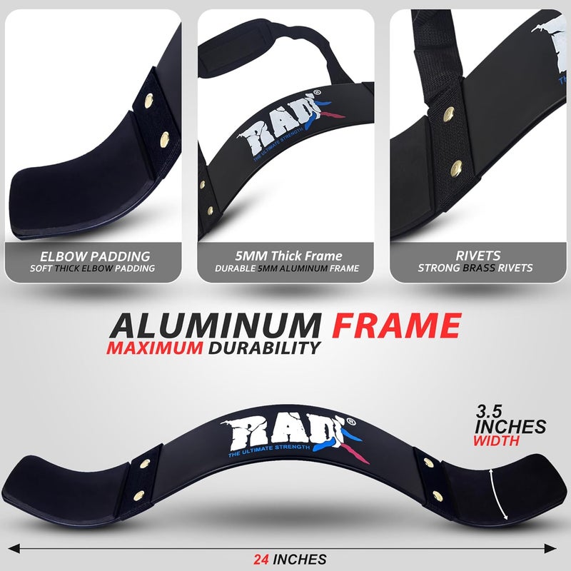 RAD Arm Blaster for Biceps & Triceps - Build Powerful Arms with Bicep Blaster Curl Support Isolator - Bicep Curl Machine - Image 4