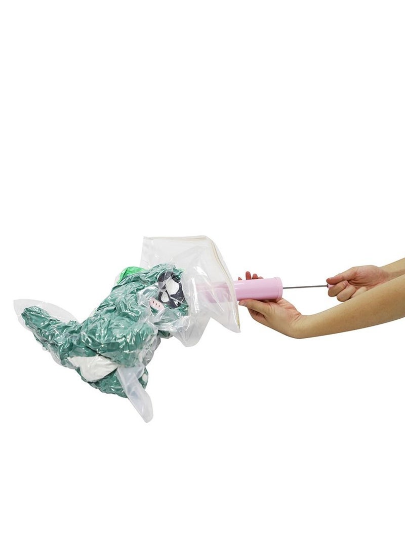 يو كيه آر أكياس تخزين المكنسة الكهربائية UKR Jumbo (80 × 100 سم) - أكياس قابلة لإعادة الاستخدام موفرة للمساحة مع مضخة يدوية | مثالي للملابس والفراش والسفر | أكياس مفرغة من الهواء للتنظيم والتعبئة | حقائب تخزين موفرة للمساحة للمنزل والسفر - Image 4