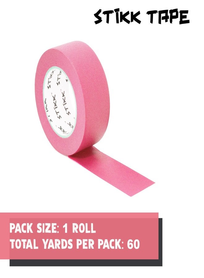 STIKK Painters Tape - 1pk Pink Painter Tape - 2 inch x 60 Yards - Paint Tape for Painting, Edges, Trim, Ceilings - Masking Tape for DIY Paint Projects - Residue-Free Painting Tape - Image 3