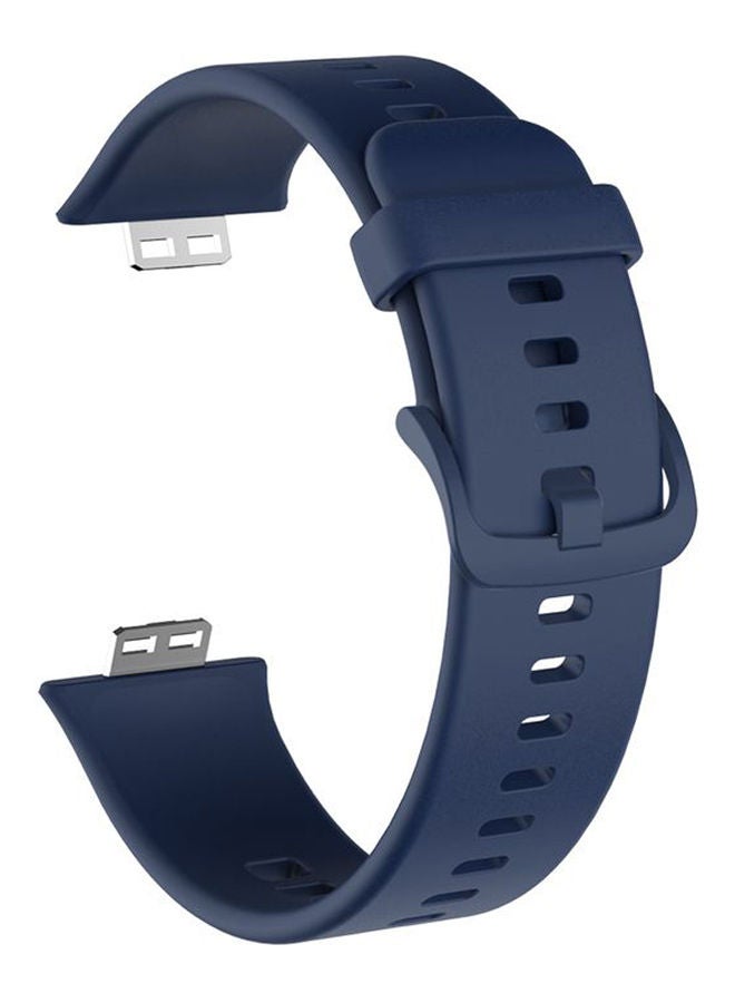 Silicone Huawei Watch Fit Replacement Band Blue - Image 1