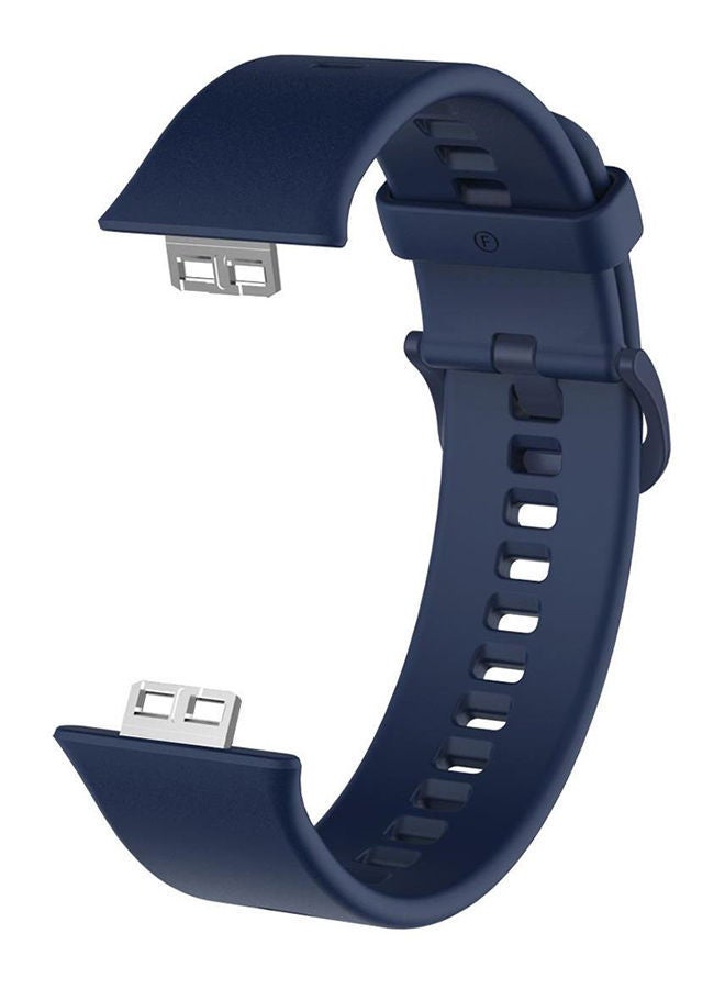 Silicone Huawei Watch Fit Replacement Band Blue - Image 4