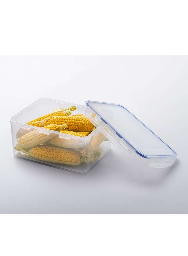 لوك آند لوك لوك لوك 4.5 لتر مستطيل محكم الغلق لتخزين الطعام - خالٍ من مادة BPA، آمن للاستخدام في الميكروويف والفريزر وغسالة الأطباق - Image 2