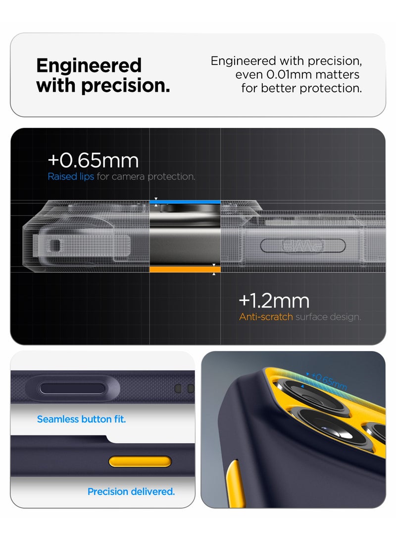 Spigen Nano Pop MagFit iPhone 17 Pro Max MagSafe Case Cover Mil Grade - Blueberry Navy - Image 5