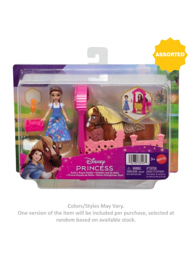 Disney Princess Storytime Stackers Royal Stable Playset (8.89 cm, Assorted) - Image 1