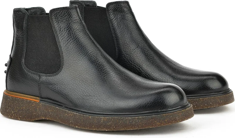 Ziya , Men's Leather Boots 1331007Z3047 Black