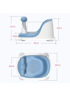 Generic Baby Shower Chair,Non-slip Bath Seat with Adjustable Backrest and Secure Suction Cups  - Image 5