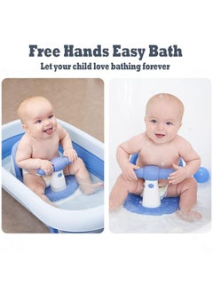 Generic Baby Shower Chair,Non-slip Bath Seat with Adjustable Backrest and Secure Suction Cups  - Image 2