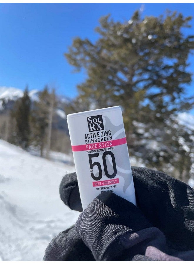 solrx Mineral Spf 50 Sunscreen Stick For Face Zinc Oxide Sunsceen Stick Clear Nongreasy - Image 4