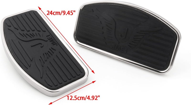 Areyourshop Motorcycle Front/Rear Footboards Floorboard for Honda Shadow Aero 750 VT750(Only for Models with 6mm Size Pin Hole) - Image 4