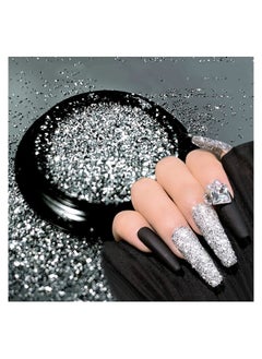 Holographic Chrome Nail Powder - Laser Synthetic Resin Pigment for Stunning Manicure Art (D)