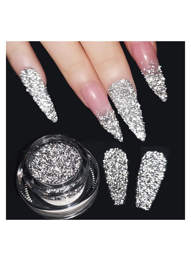 Generic - Holographic Chrome Nail Powder - Laser Synthetic Resin Pigment for Stunning Manicure Art (D) - Image 1