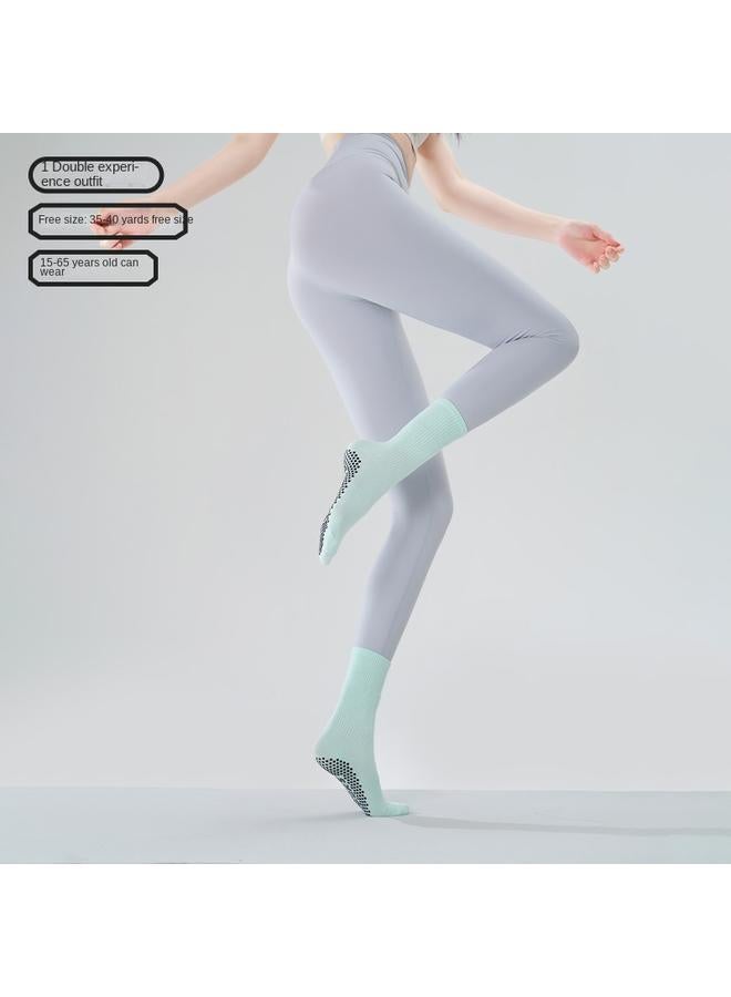 Bluejw Indoor Yoga Socks Non-slip Professional Women's 2024 New Pressure Sports Boat Socks Autumn And Winter Fitness Pilates Socks - Image 1